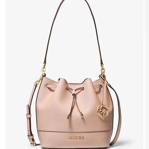 Michael Kors bucket bag with crossbody strap